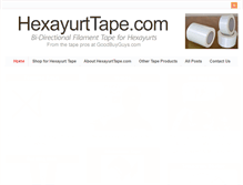 Tablet Screenshot of hexayurttape.com